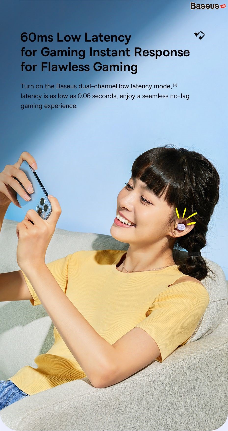 Tai Nghe Baseus Bowie WM02