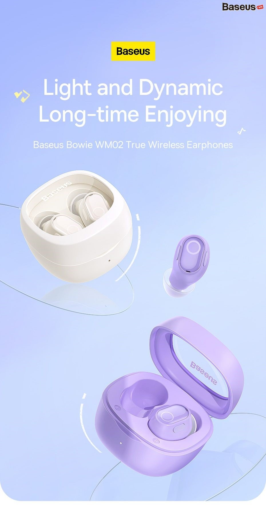 Tai Nghe Baseus Bowie WM02
