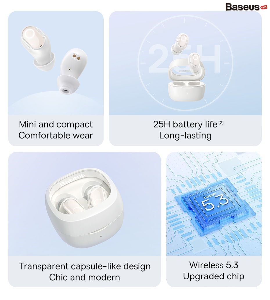 Tai Nghe Baseus Bowie WM02