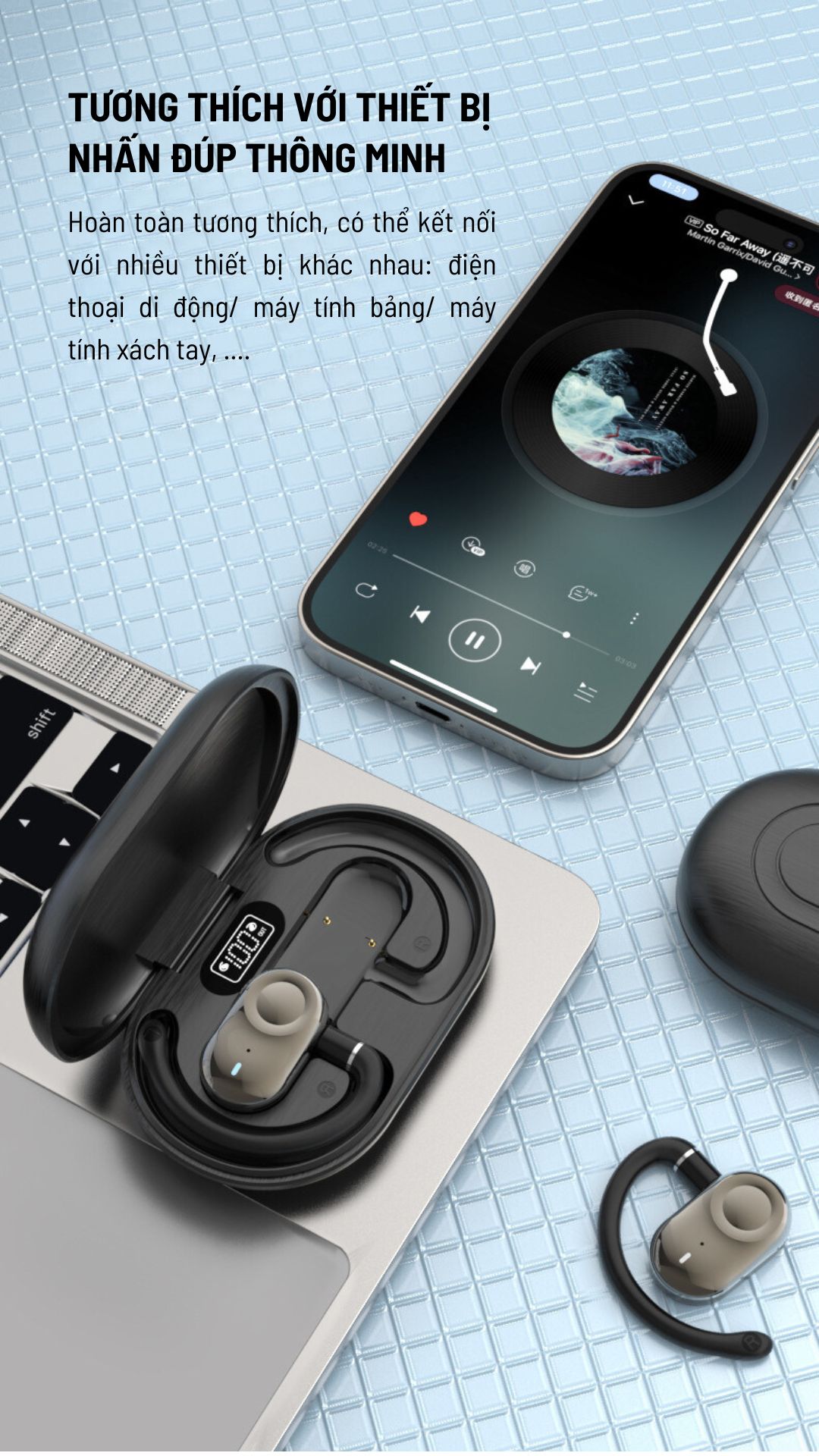 Tai nghe Bluetooth Thể Thao JM18