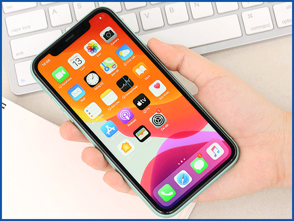 Camera truoc tren iPhone 11