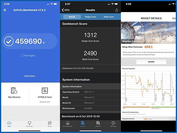 Cau hinh iPhone 11 cung chip A13