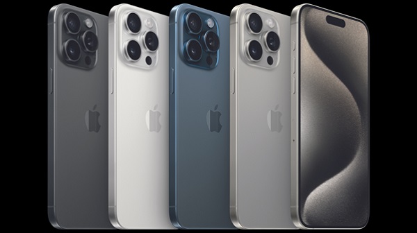 bảng màu iphone 15 pro max